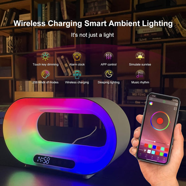 Desk Lamp-3 In 1 LED Night Light [Wireless Charger] globex