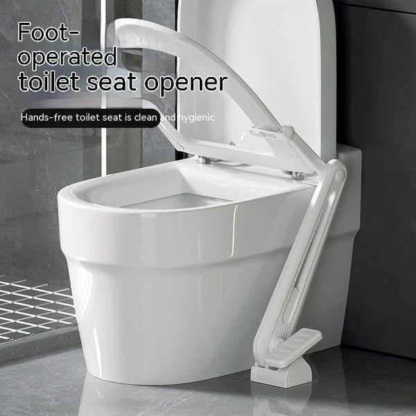 Pedal Toilet Cover Lifter Avoid Bending Non-dirty Hand Lift The Lid Device - GlobEx